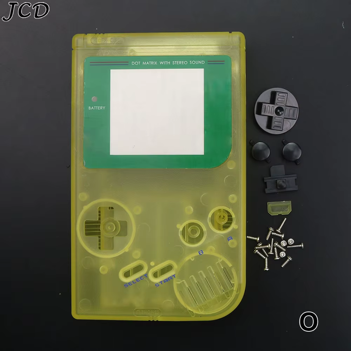 🔧 Full Shell Housing Kit for GB DMG | Replacement Case + Buttons + Screen Lens
