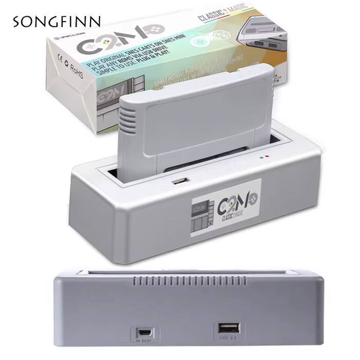 C2M Classic 2 Magic Adapter 🎮 Play SNES+NES Game Carts on Mini Classic Consoles