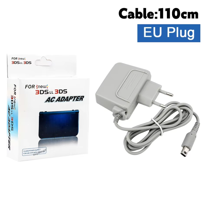 AC Wall Charger Adapter for Nintendo 3DS 2DS NDSi XL Travel Power Supply