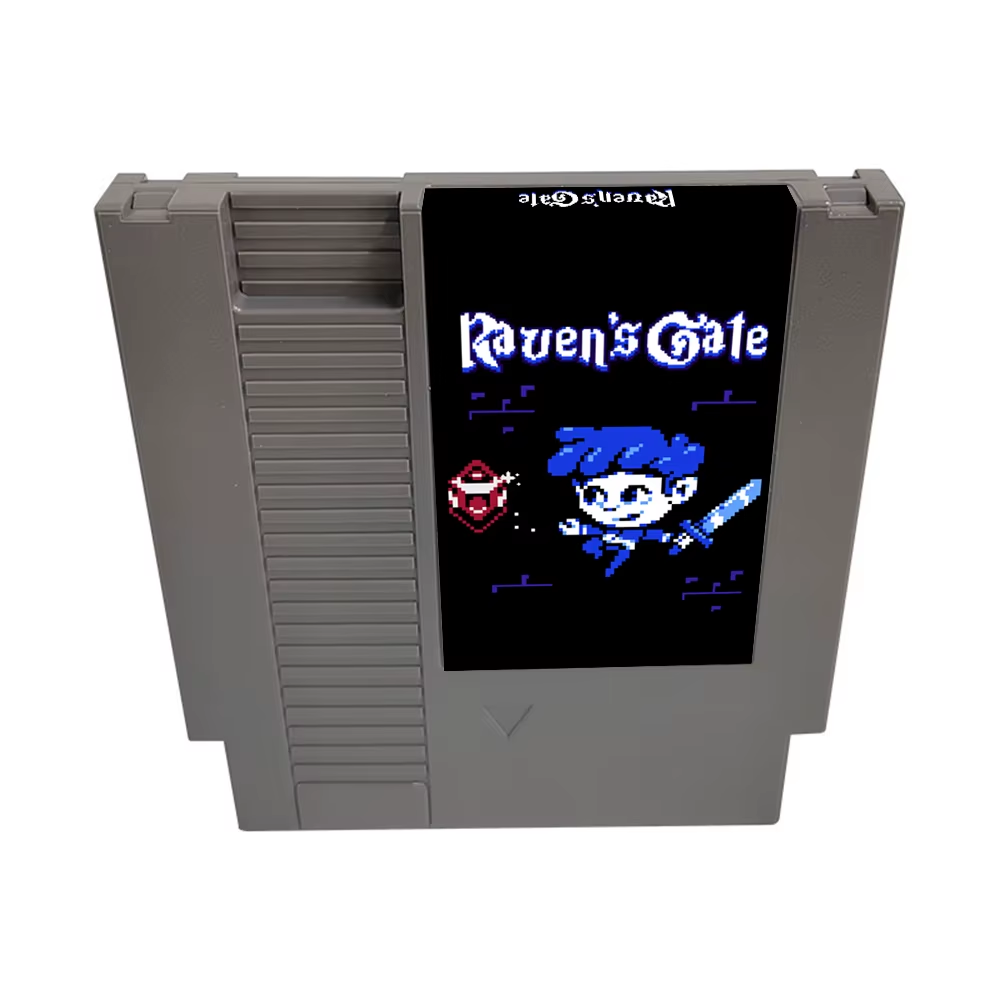 Raven’s Gate NES Game 8-Bit 72 Pin Cartridge for Original Console