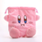🌟 Kirby Plush Drawstring Bag – Kawaii Pink Storage Pouch & Cosmetic Purse