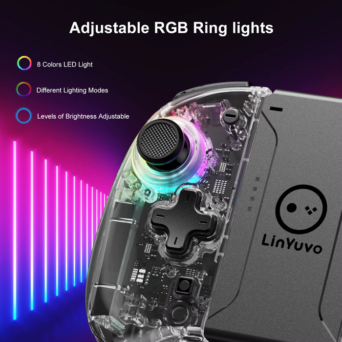 Linyuvo KS37B Meteor Light Joycons Wireless Controller for Switch/Oled 