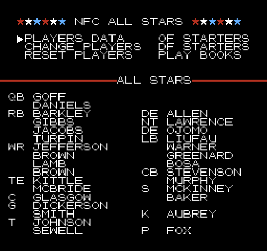 🏈 Tecmo Super Bowl 2026 VANILLA Edition NES – Updated for 2025-26 Season