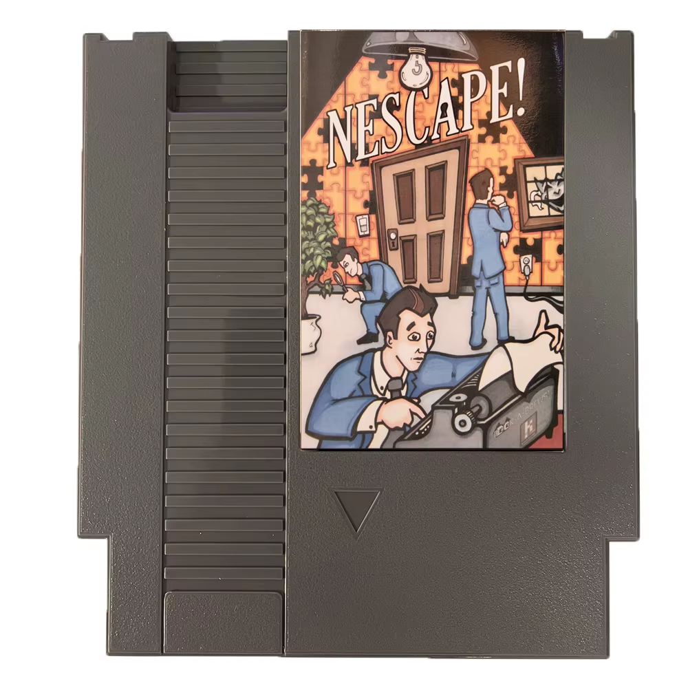 Nescape NES Cartridge 8Bit Retro Game for Nintendo Console 🕵️🔍🎮