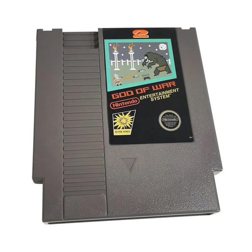 ⚔️ GOD OF WAR 2 | NES 8-Bit Game Cartridge