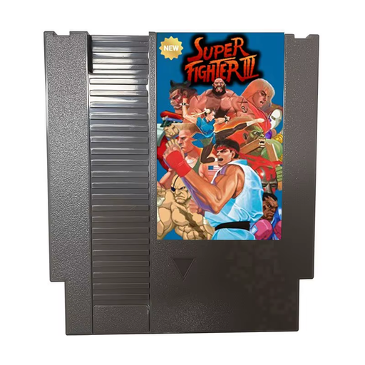 Super Fighter 3 NES 8-Bit 72-Pin Game Cartridge for Original NES Console