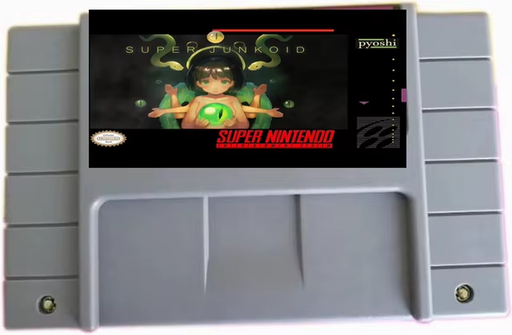Super Junkoid SNES 16-Bit Game Cartridge Horror Hack Adventure RPG
