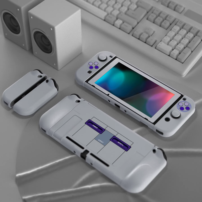 Playvital Altergrips Dockable Protective Case Ergonomic Cover for NS Switch W/Sc