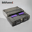 Bitfunx SNES Transparent Shell Case for US SNS-001 Console Translucent Black