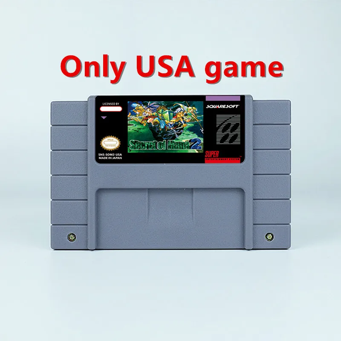 Secret of Mana 2 SNES RPG 16-Bit Game Cartridge USA NTSC w/ Retail Box