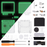 🌟 Glow-in-Dark Green Shell + Buttons | For Game Boy Advance SP Console Mod Kit