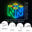 🎮 Wonderfullife N64 Logo Game Neon Sign | USB Powered LED Wall Light