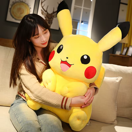Pikachu Plush16-18 IN Kawaii Big Stuffed Pokémon Style Pillow Toy Gift
