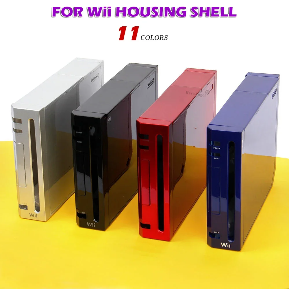 🎮 11-Color Full Shell Replacement Kit for Wii Console – With Buttons Included!
