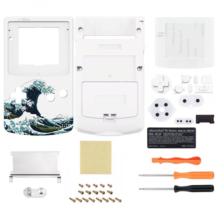 Extremerate GBC Housing Shell IPS Ready Full Cover w Buttons for Game Boy Color