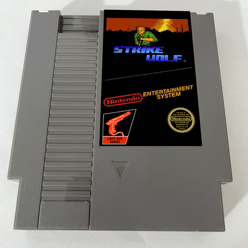 Strike Wolf NES For Nintendo Entertainment System Console - 8 Bit Game Cartridge