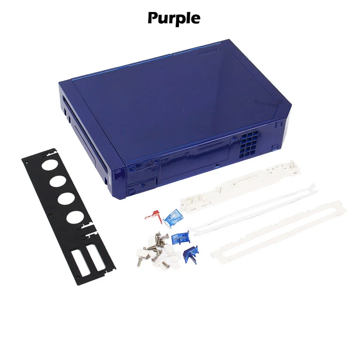 🎮 11-Color Full Shell Replacement Kit for Wii Console – With Buttons Included!