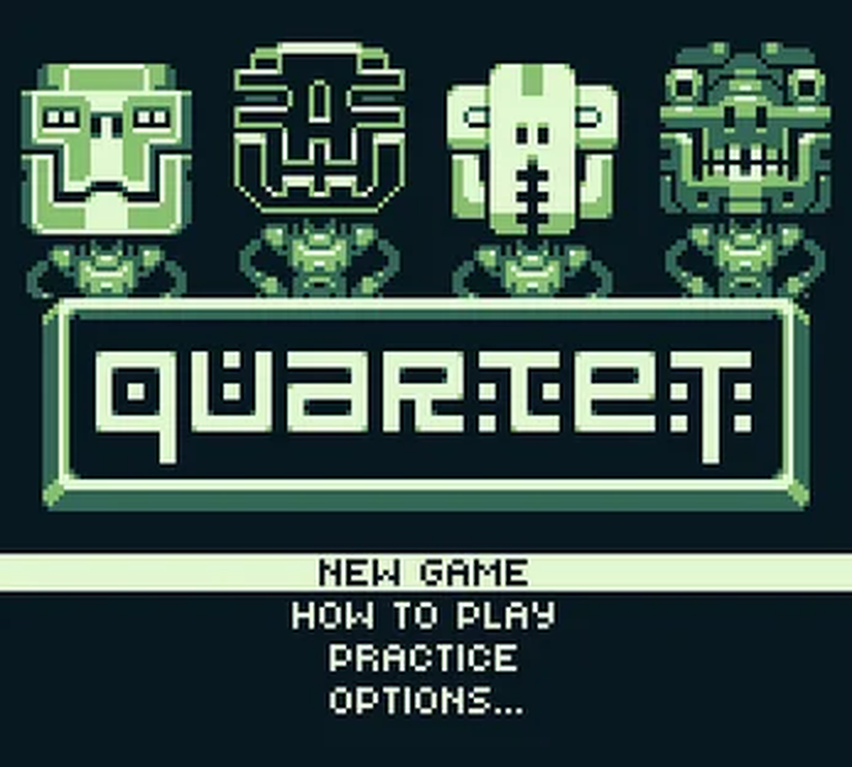 Quartet Puzzle Game Boy GBC Game Cartridge Addictive Face-Matching Classic