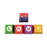 🎮 5Pcs Super Mario Bros Keycaps Set | Retro Gaming Mechanical Keyboard Acces