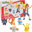 🟡 Pokémon Battle Ready! 6-Piece Figure Set 🧢 Ash + Pikachu + Charmander + More