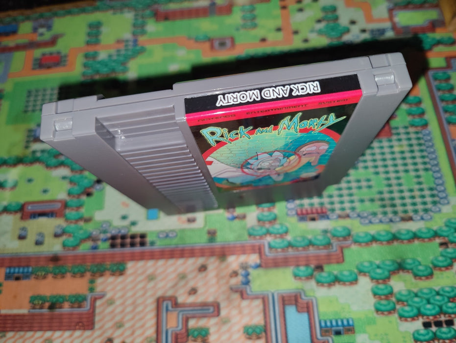 Rick and Morty NES Game Cart 8bit Adventure Region Free Collector Item