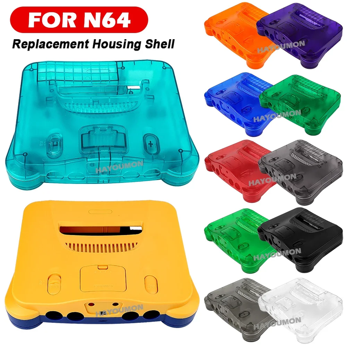 🎨 Limited Edition N64 Console Shell – 12 Color Options