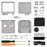 🔧 Custom Replacement Housing Shell  Game Boy Advance SP (GBA SP) – Clear Series