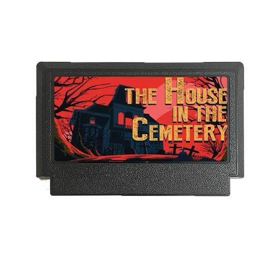 The House in the Cemetery Famicom 60-Pin Horror Game Cartridge for FC Console