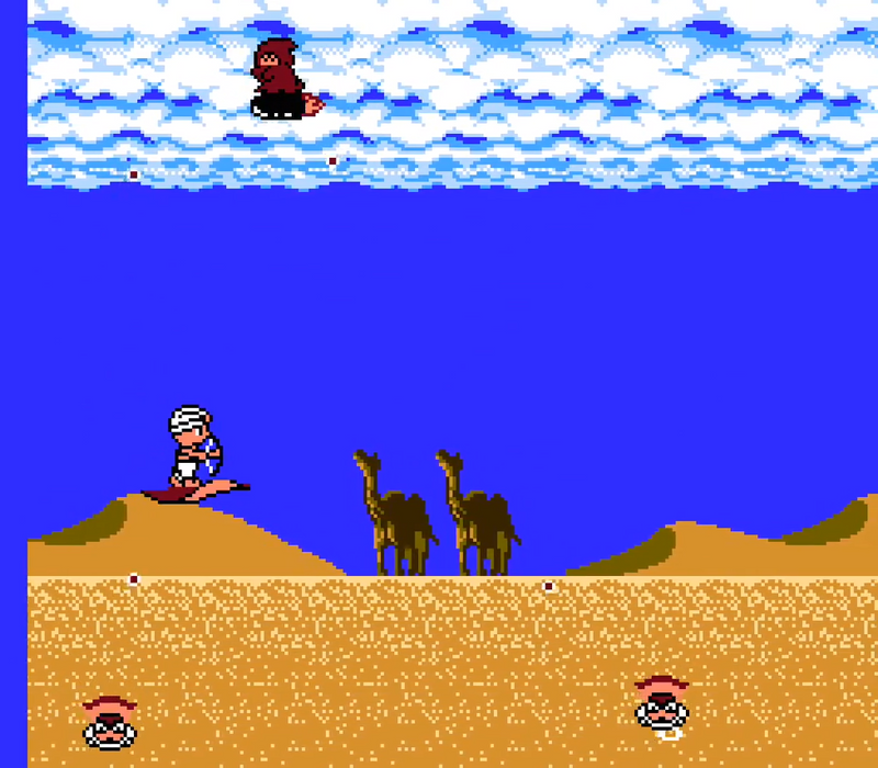 🧞 Aladdin 3 | NES 8-Bit Game Cartridge | Unlicensed Shoot-’Em-Up