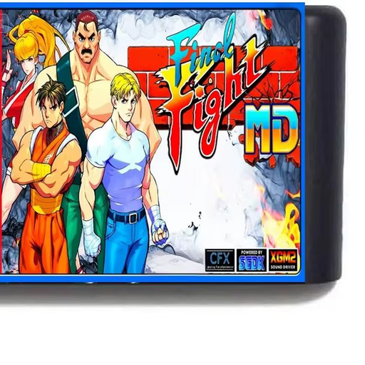 Final Fight MD Patreon Edition v0.89B 💥 16Bit Game Card for Sega Genesis MD