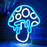🍄 Mushroom Neon Sign LED Wall Light 3D Decor for Game Room or Bedroom 8.6in