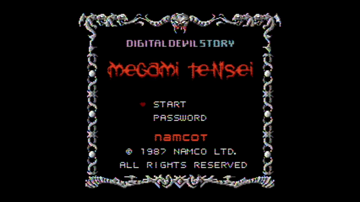 👹 Digital Devil Story: Megami Tensei – NES English ROM Hack (72-Pin Cartridge)