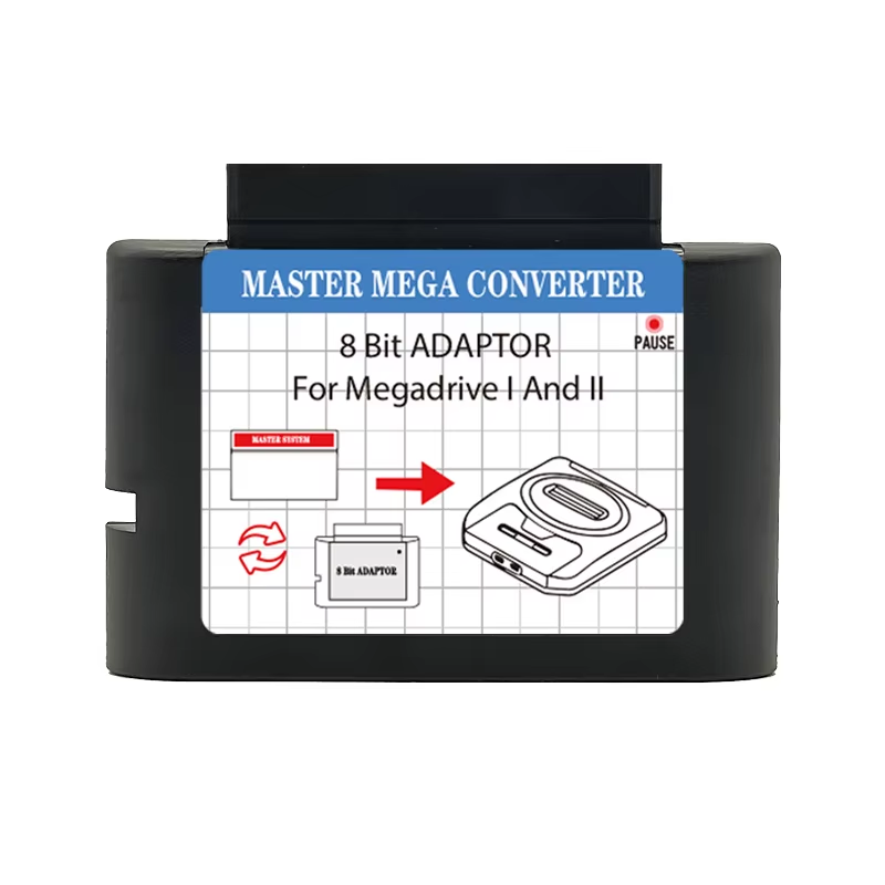 Master System to Mega Drive Adapter Converter - Genesis I/II Console ...