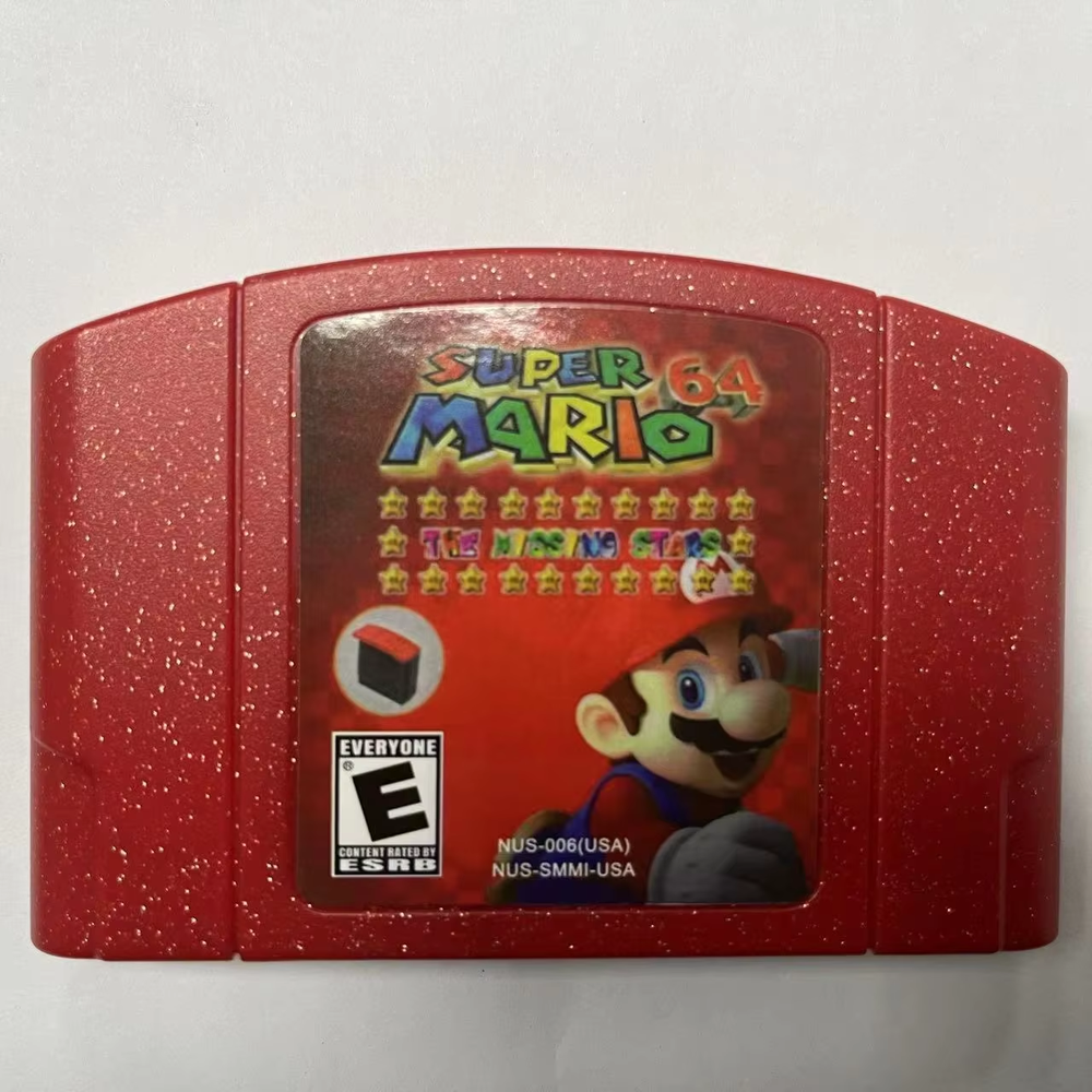 Super Mario 64 Missing Stars N64 Game Cartridge 64-Bit USA Version