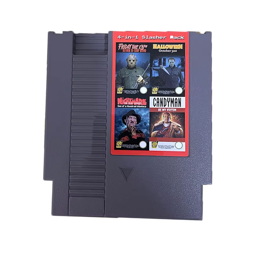 4 in 1 Slasher Pack NES 8-Bit 72-Pin Horror Game Cartridge for NES Console