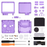 🔧 Custom Replacement Housing Shell  Game Boy Advance SP (GBA SP) – Clear Series