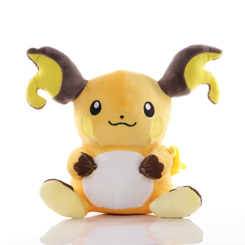 ⚡ 8 IN Raichu Plush Doll | TAKARA TOMY Pokémon Stuffed Toy Gift for Kids