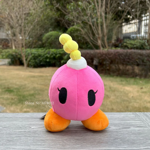 💣 6 IN Bombette Plush Toy | Pink Super Mario Bros Soft Doll Gift