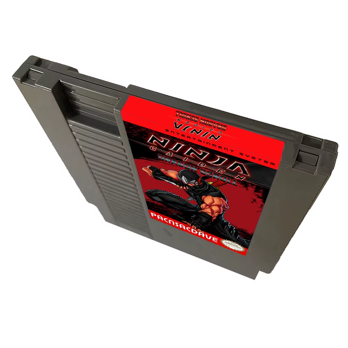 🐉 Ninja Gaiden Dragon Scroll NES Cart - 72-Pin Game Cartridge for NES Console