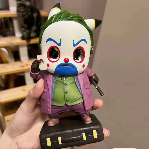 4.9in Pikachu Joker Figure Pokemon GK Statue Cute Collectible Display Gift