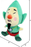 Little Buddy Zelda Tingle 7" Plush Figure Official Wind Waker Collectible