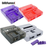 Bitfunx SNES Transparent Shell Case for US SNS-001 Console Translucent Black