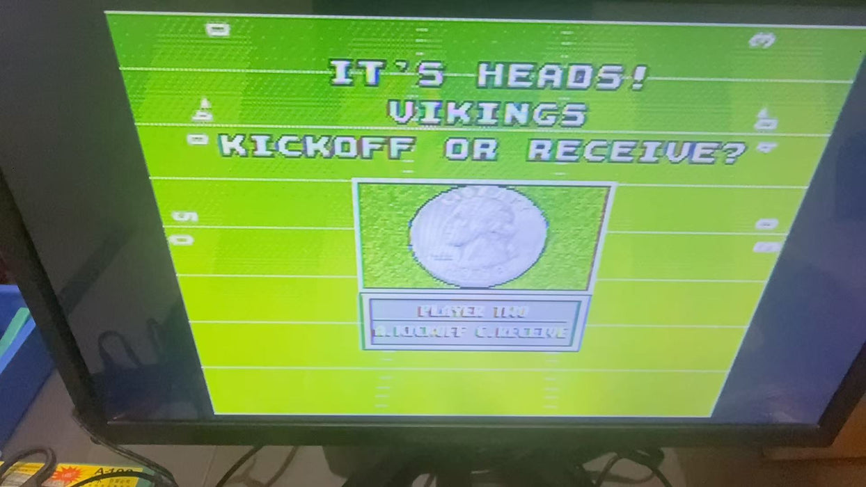 Madden 27 Sega Genesis football gameplay with current rosters