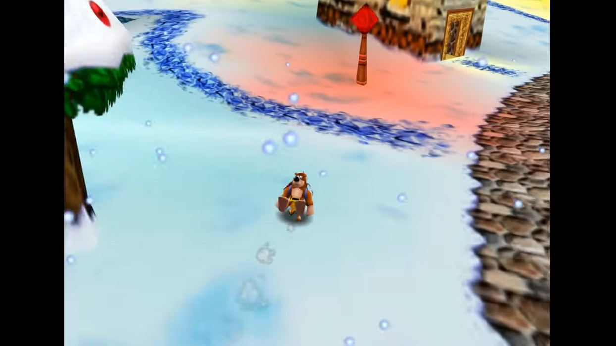 Banjo-Kazooie Santa's Village Christmas gameplay 3