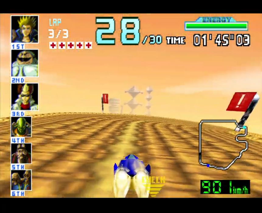 F-Zero X Climax 3D track racing gameplay on N64