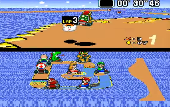 SUPER MARIO KART 8 - SNES