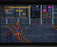 Vintage video game screen with character design and interface elements.