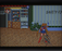 Vintage video game screen with character and interface, framed with Sailor Moon-themed decorations.