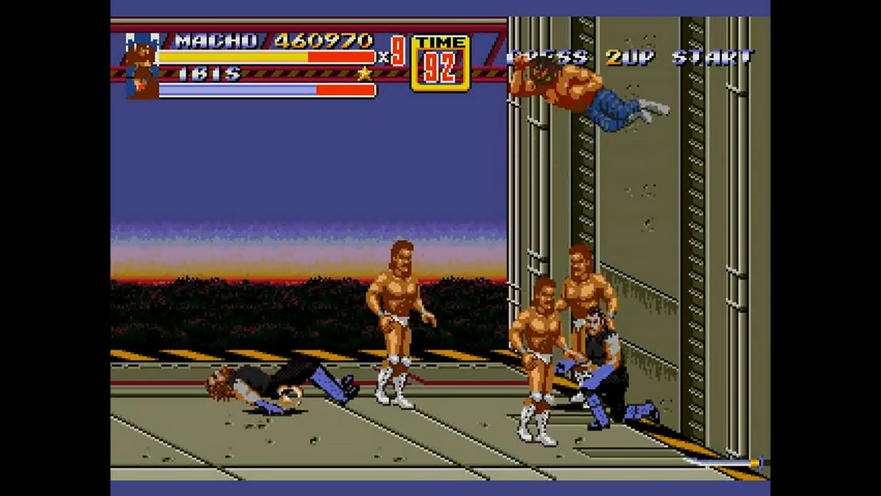 Streets of Rage 2 WWF Edition - Genesis