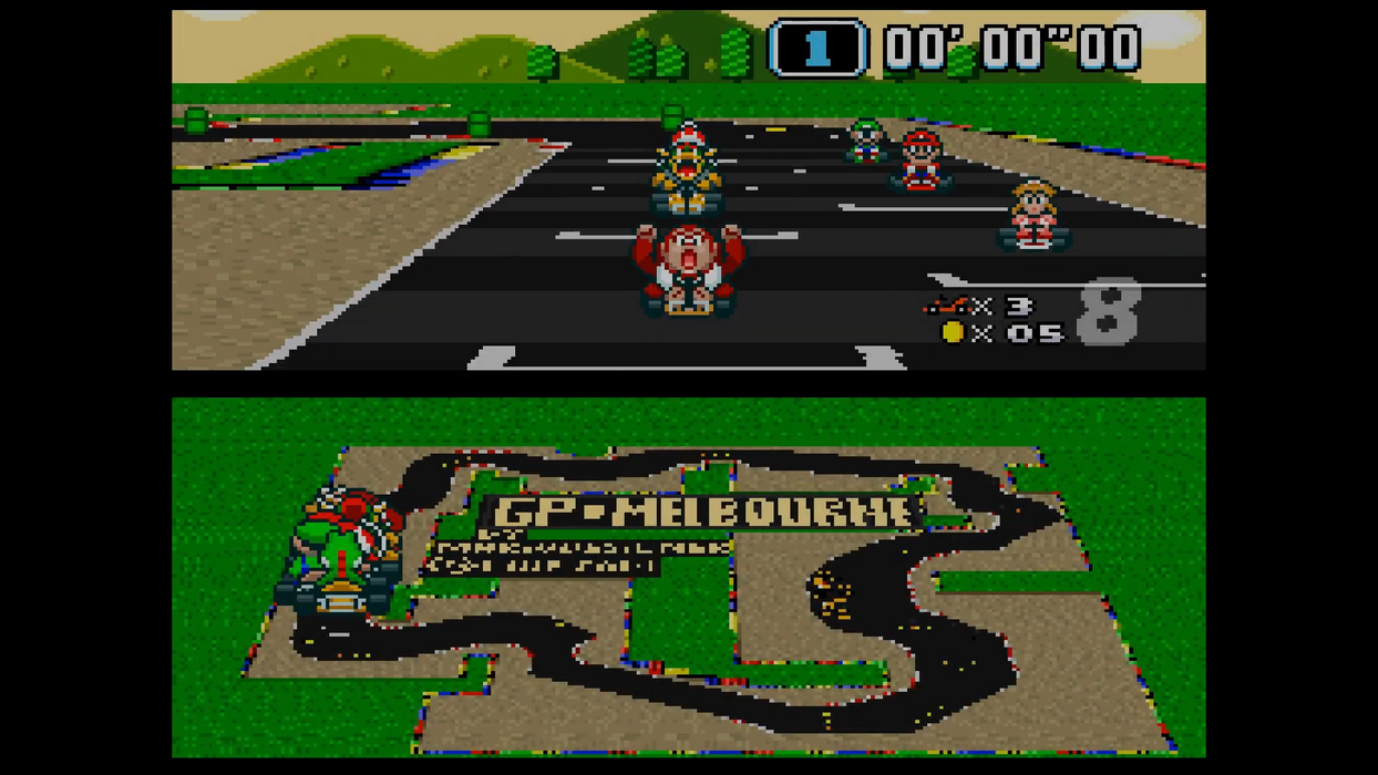 MARIO KART F1 TRACKS - SNES
